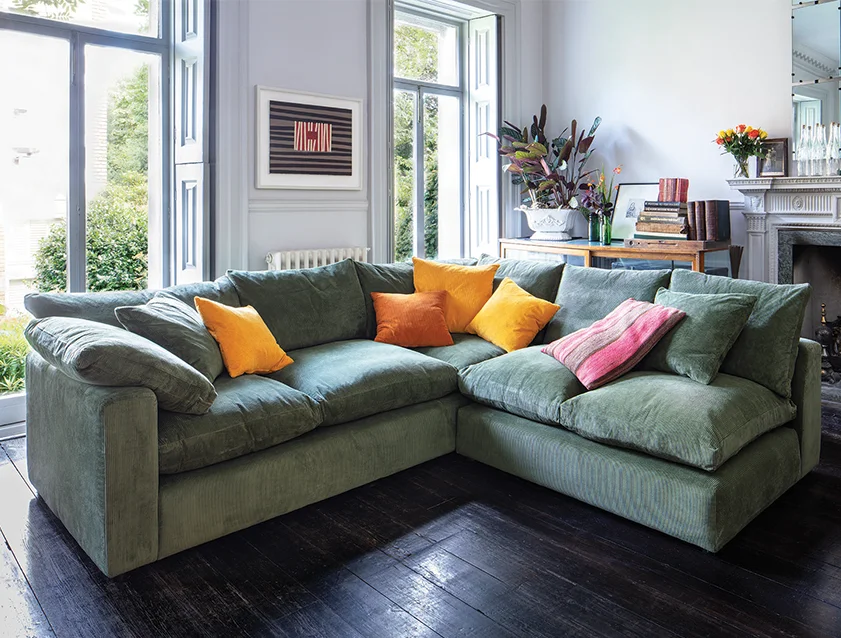 Big Softie Straight Arm Small Corner Group LHF in DG Corda Forest_mobile